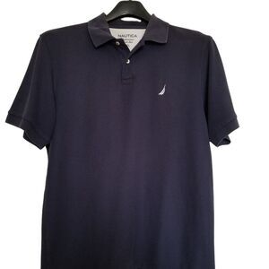 Nautica Men's Navy Blue Polo Shirt - Size XL (Big and Tall)